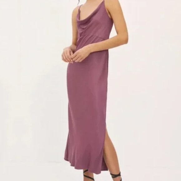 Anthropologie Dresses & Skirts - Anthropologie Elyse Bias Satin Slip Midi Dress - Size Small - NWOT